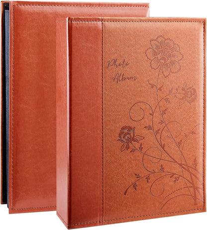Hochwertiges Fotoalbum für 300 15 x 10 cm Fotos - Ledereinband, großes