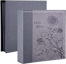 Fotoalbum 15.2x10.2 cm Ledereinband für 600 Fotos Elegantes
