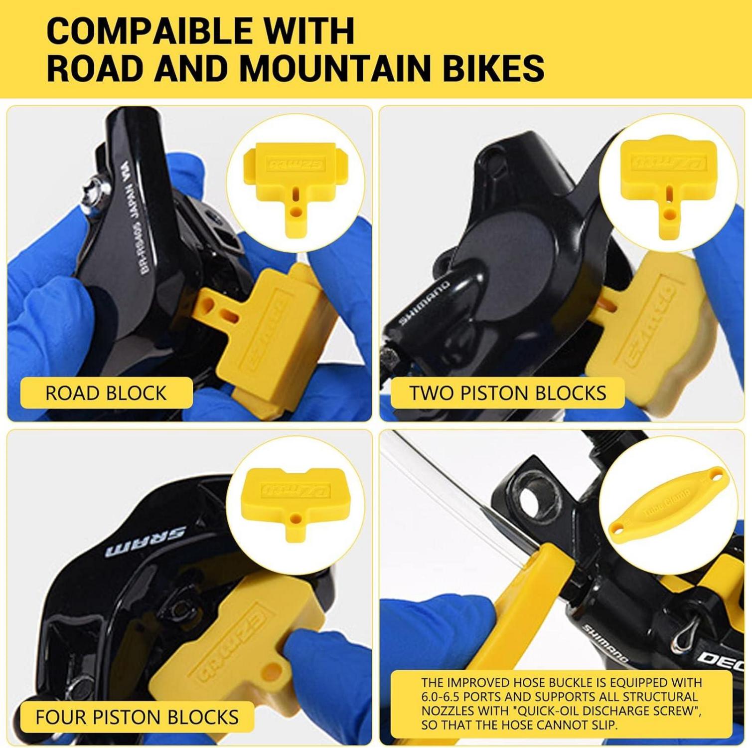 Entlüftungsset Kit Mineralöl Fahrrad Hydraulische Scheibenbremse Shimano Magura