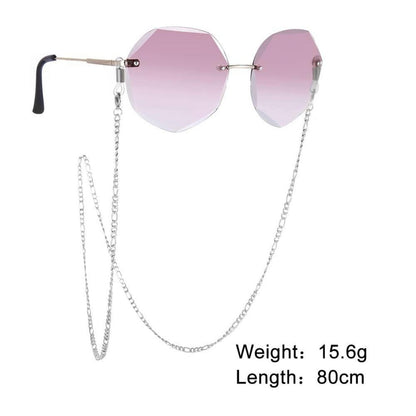 Edelstahl Figaro Brillenkette – Vergoldet & Silberfarben