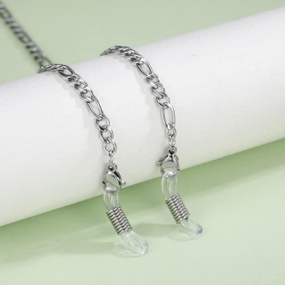 Edelstahl Figaro Brillenkette – Vergoldet & Silberfarben