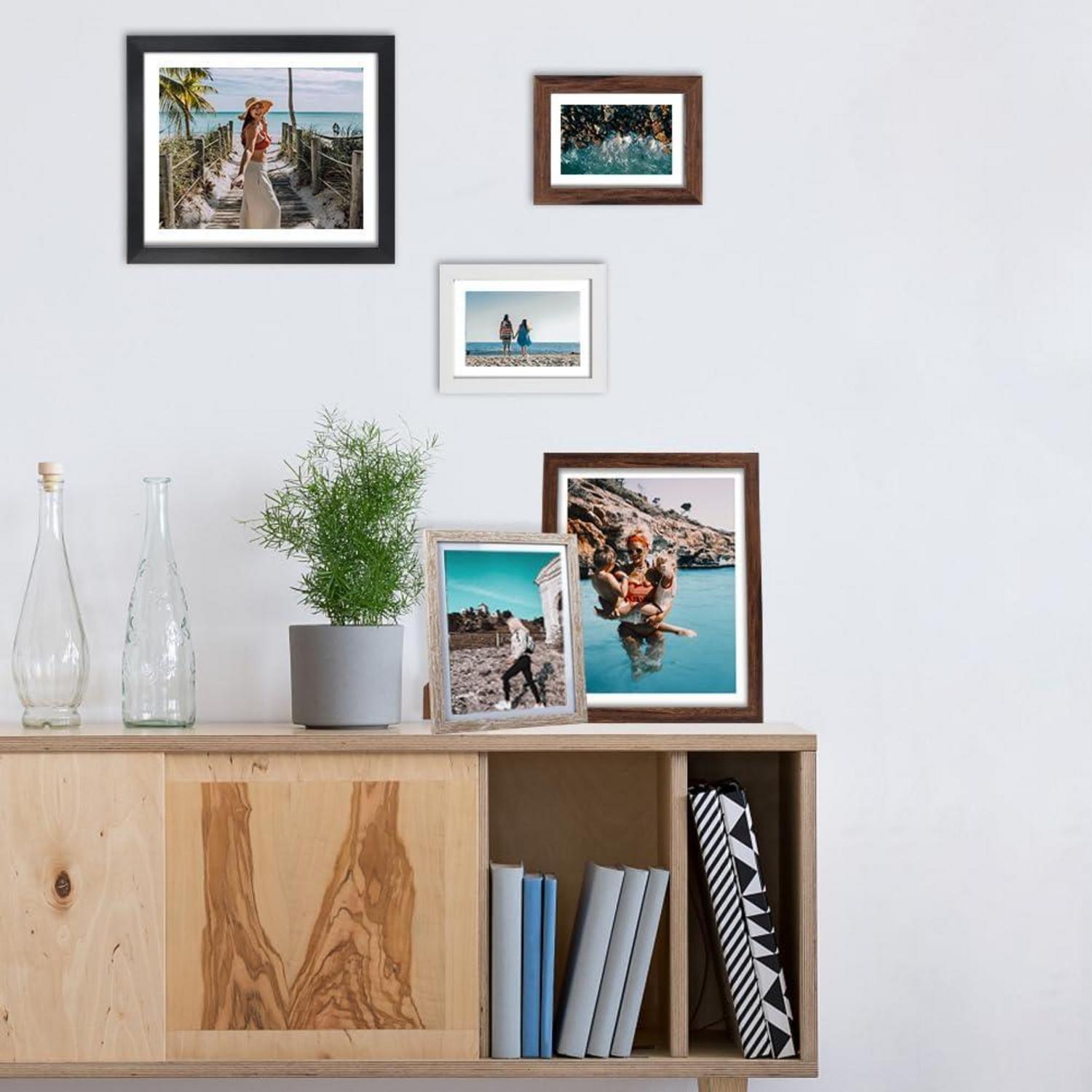 10er Multi Bilderrahmen Collage Set | 10x15, 13x18, 20x25 cm