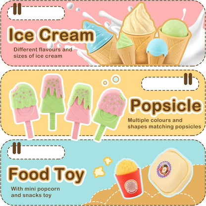 Eis Spielzeug Set Eisdiele Kinderküche Zubehör Rollenspiele