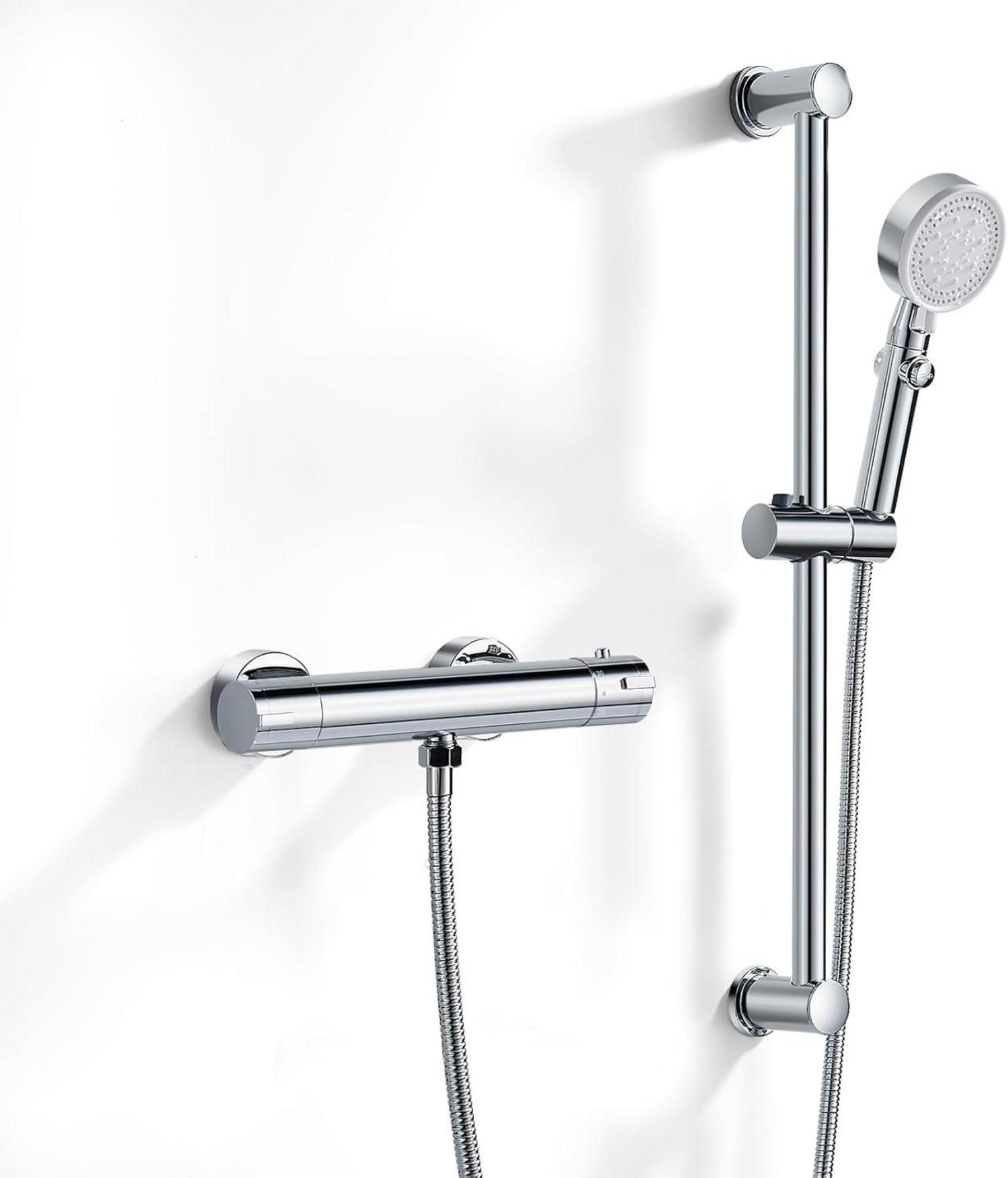 Kisimixer Duscharmatur Thermostat Set Aufputz Brausebatterie