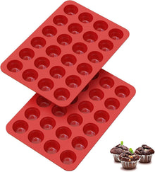 Silikon Muffinform für 24 Muffins Antihaft flexibel & lebensmittelecht