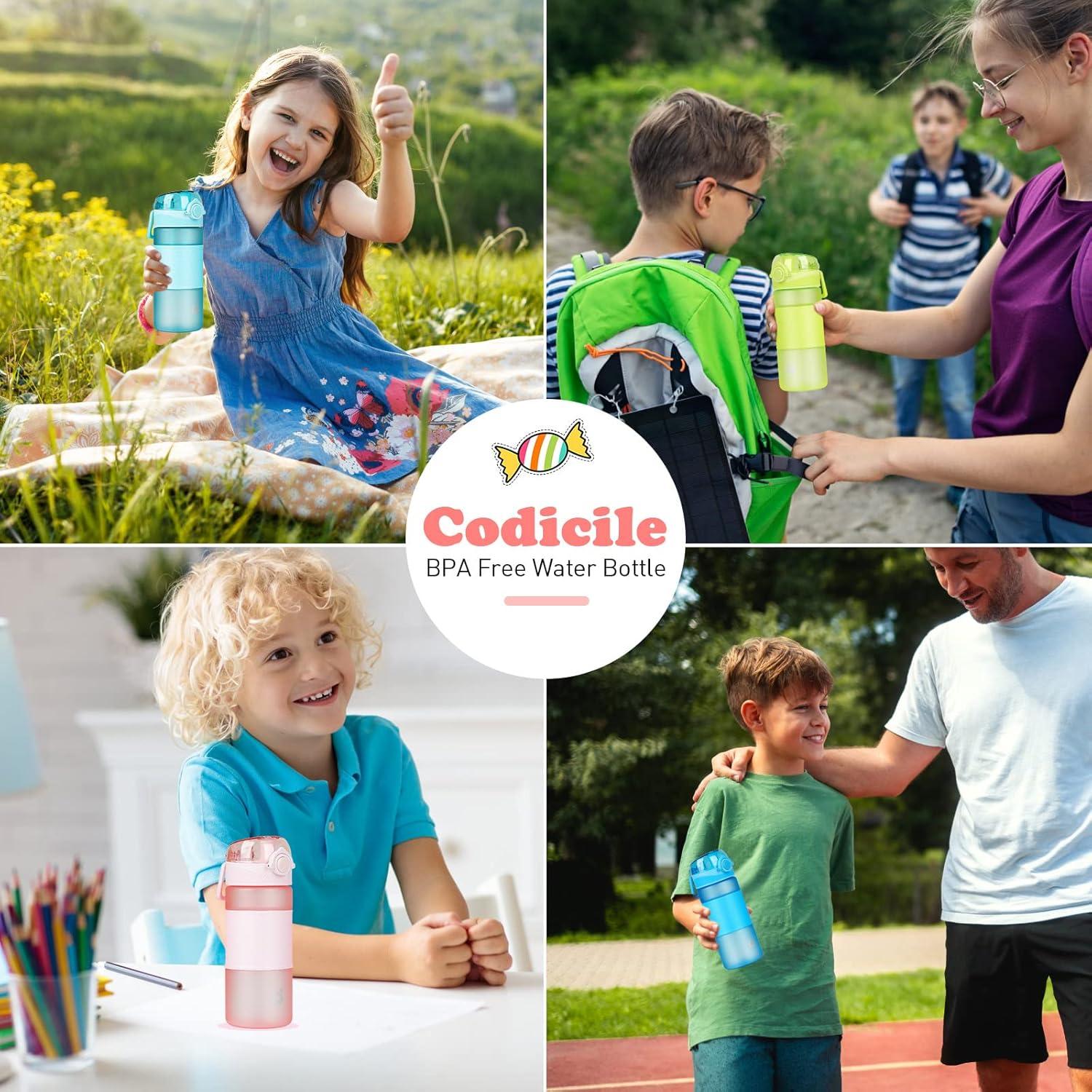 Trinkflasche Kinder 500ml BPA-frei Auslaufsicher mit Fruchteinsatz