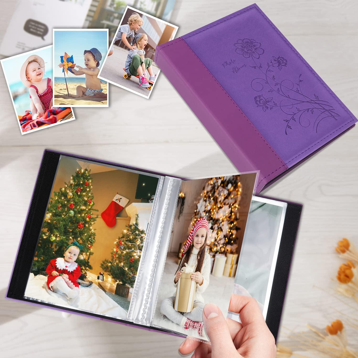 Kleines Fotoalbum 10x15cm 2er Pack vertikale Bilder Slip in Top