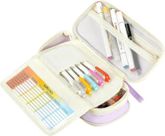 YOKUMA Federmäppchen Etui Schule für Mädchen Jungen, Lila