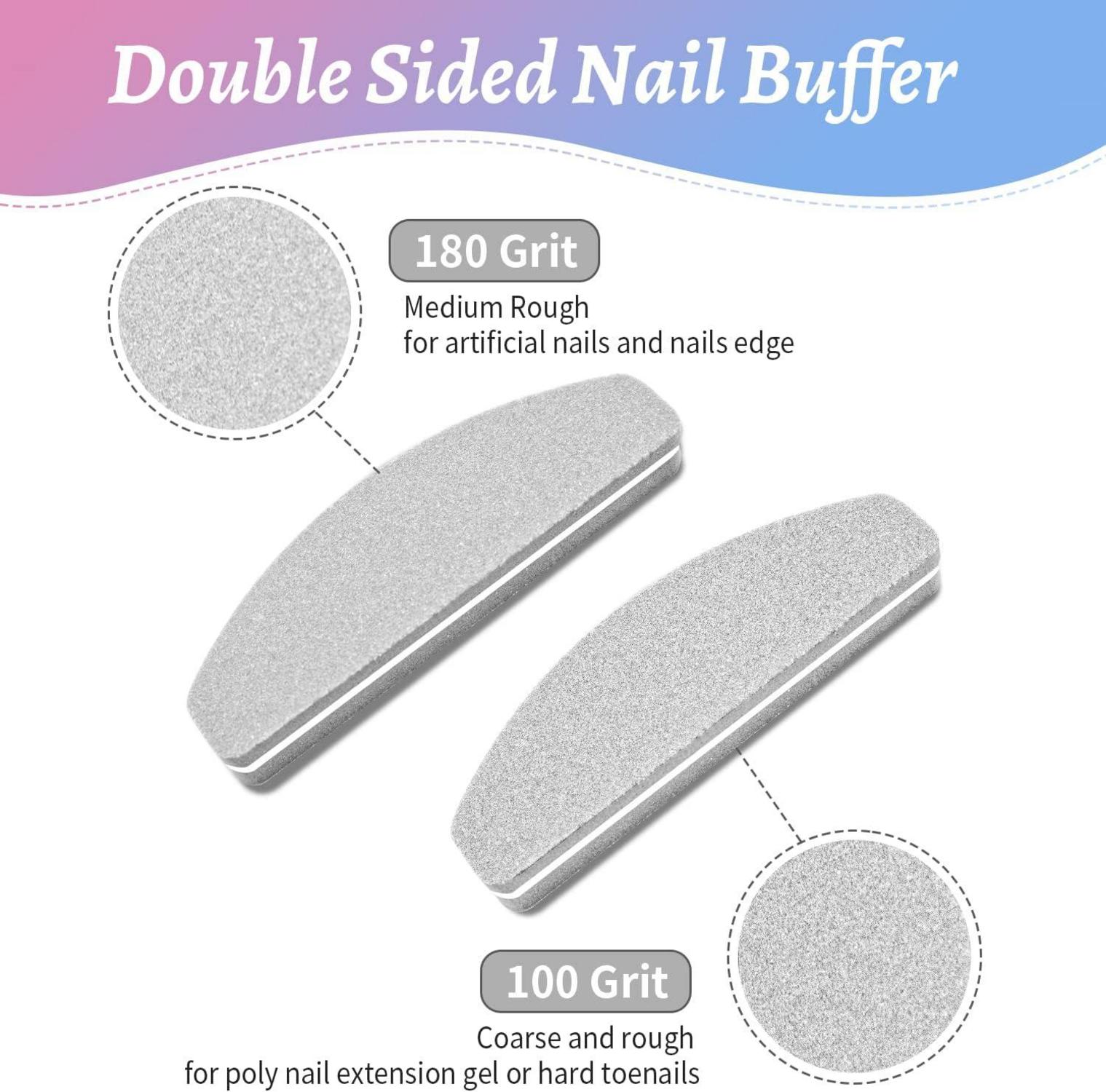 Nagelpuffer Buffer Nagelfeile 20 Stück 100/180 Körnung