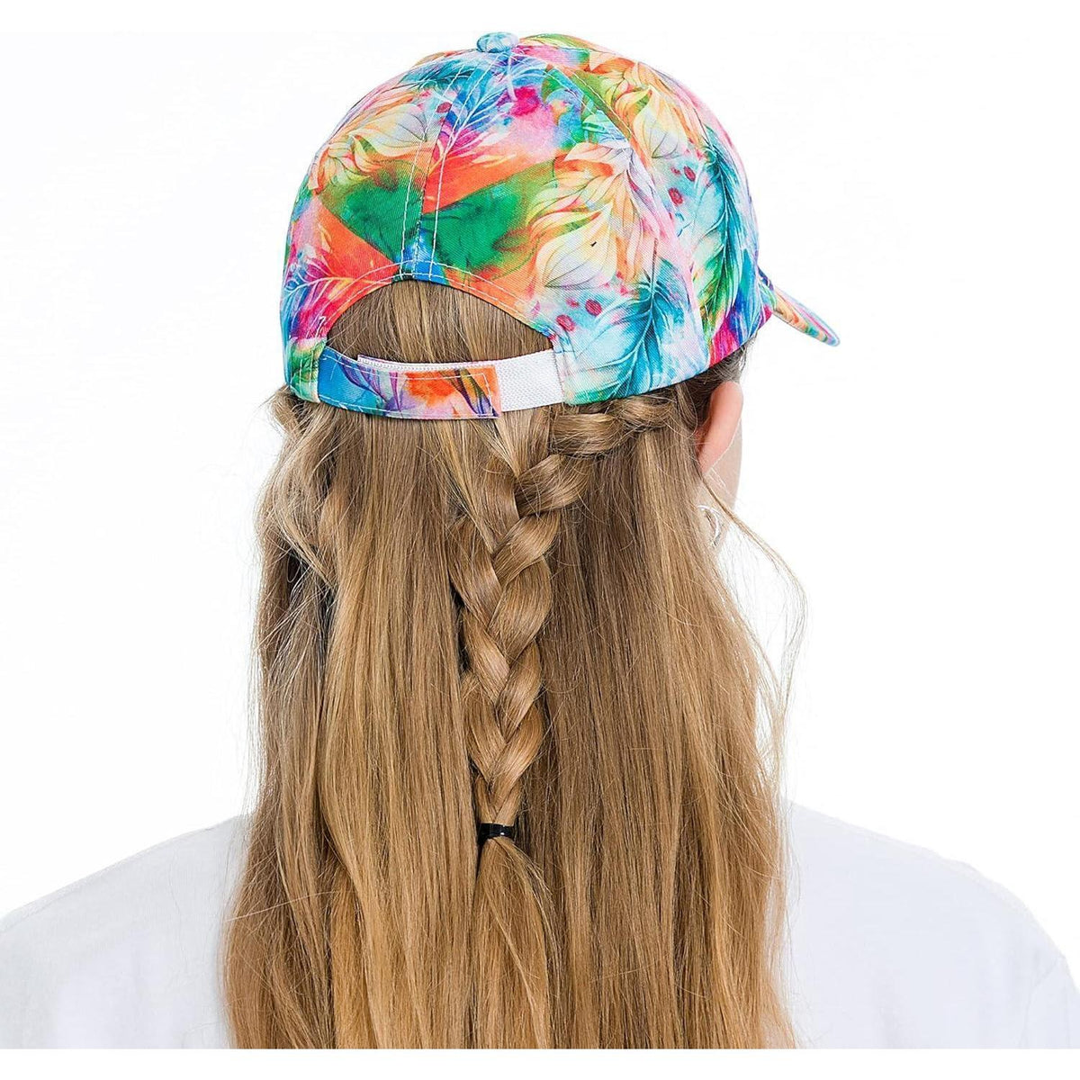 Damen Baseball Cap Blumen Sommerhut Atmungsaktiv