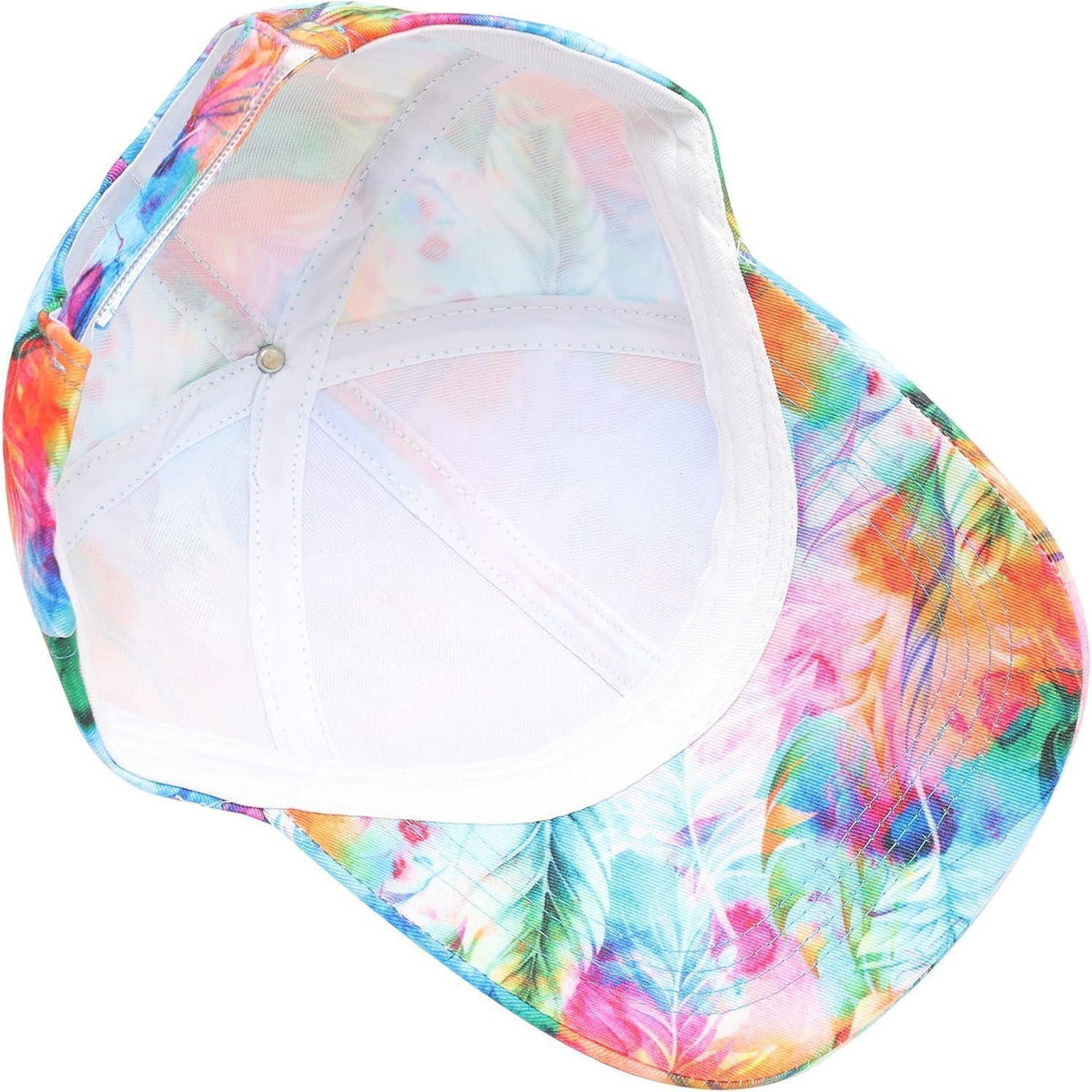 Damen Baseball Cap Blumen Sommerhut Atmungsaktiv