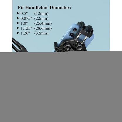 Motorrad Handyhalterung mit Vibrationsdämpfer & Diebstahlschutz