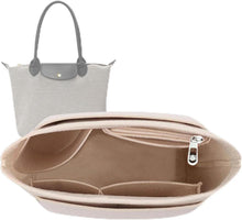 Filz-Organizer für Taschen, groß, Beige, Brieftaschen-Organizer