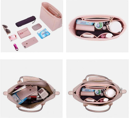 Filz-Organizer für Handtaschen groß beige Organizer Y012