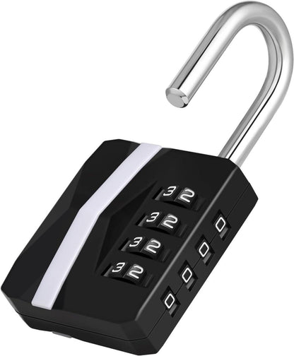 Zahlenschloss Vorhängeschloss Große Weiße Zahlen Fitness Spind