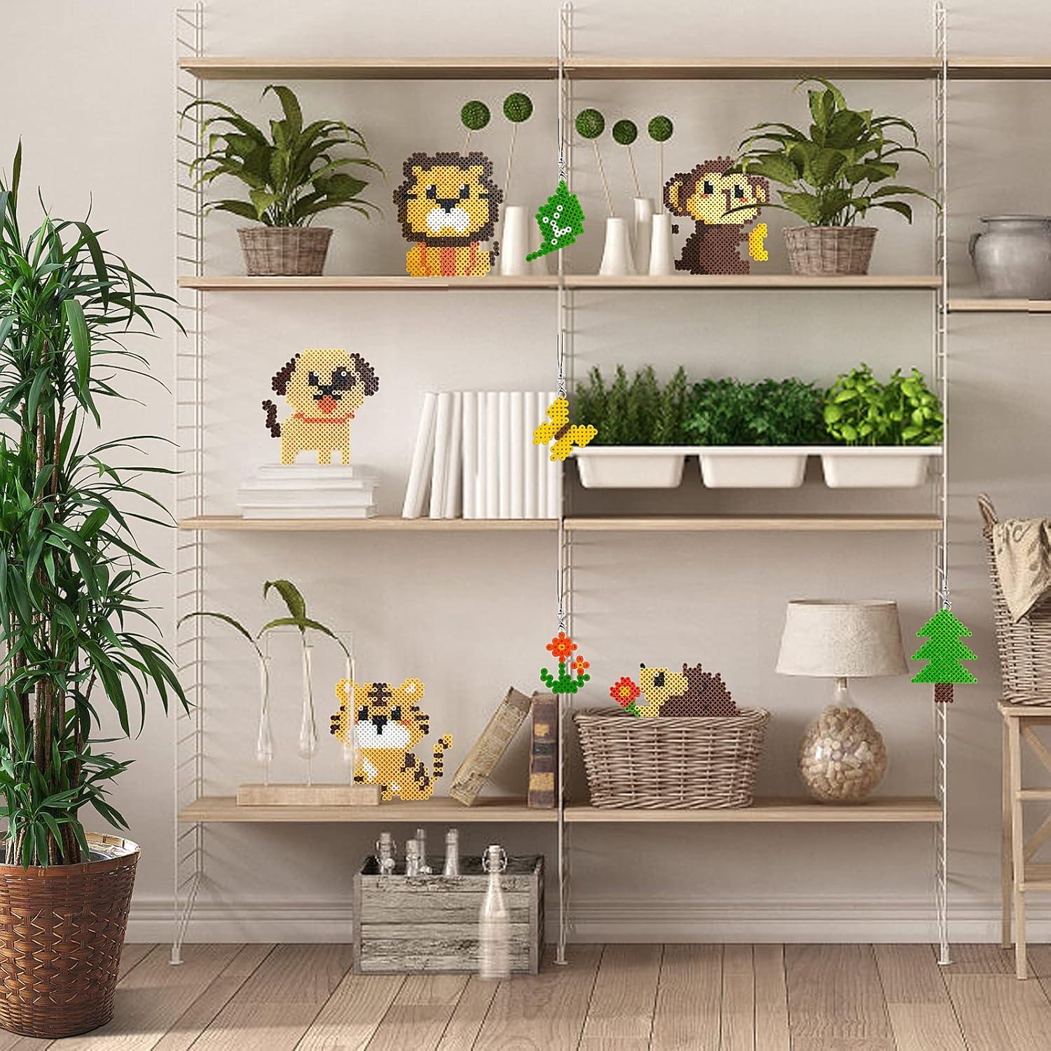 Bügelperlen Tiere Set 5000 Stück 5mm Steckperlen mit Zubehör & Muster