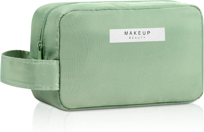 Aucuu Wasserdichte Kosmetiktasche Reise Make-up-Tasche Grün