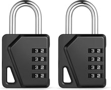 Zahlenschloss Vorhängeschloss 4 Stellig Spindschloss Namensschilder 2