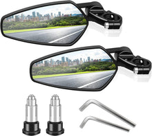 Fahrradspiegel HD 360° Drehbar für Lenker 17-19mm, Rückspiegel