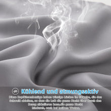 Kühlender Kissenbezug 80x80 cm 2er Set Dunkelgrau Lyocell