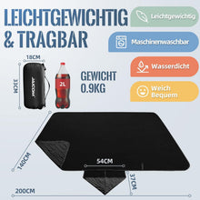 Wasserdichte Outdoor Schafwoll-Picknickdecke 140x200 cm