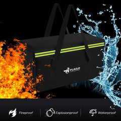 Feuerfeste Dokumentenbox 60x30x30cm wasserfest & tragbar