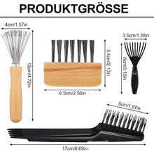 5-teiliges Haarbürstenreiniger Set mit