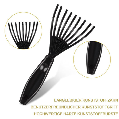 5er Set Haarbürstenreiniger Werkzeug, Metalldraht Rechen