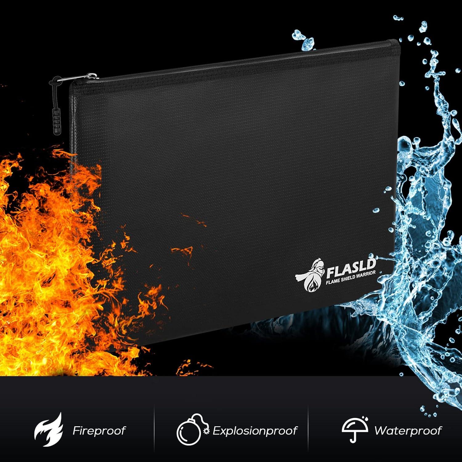 Feuerfeste Dokumententasche für Geld und Pässe - Große