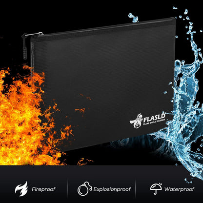 Feuerfeste Dokumententasche für Geld und Pässe - Große