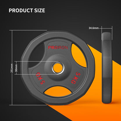 Hantelscheiben Set 30mm 1,25kg 2,5kg 5kg 10kg Gusseisen