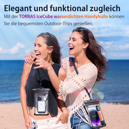 TORRAS wasserdichte Handyhülle IPX8 8.0 Zoll IceCube Schwarz