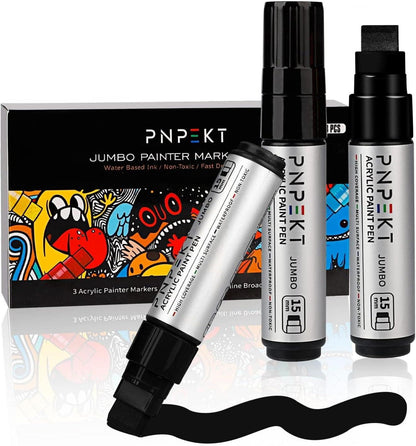 Acryl Marker 3-in-1 Keilspitze 15mm wasserfest für Steine Holz Window