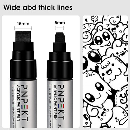 Acryl Marker 3-in-1 Keilspitze 15mm wasserfest für Steine Holz Window