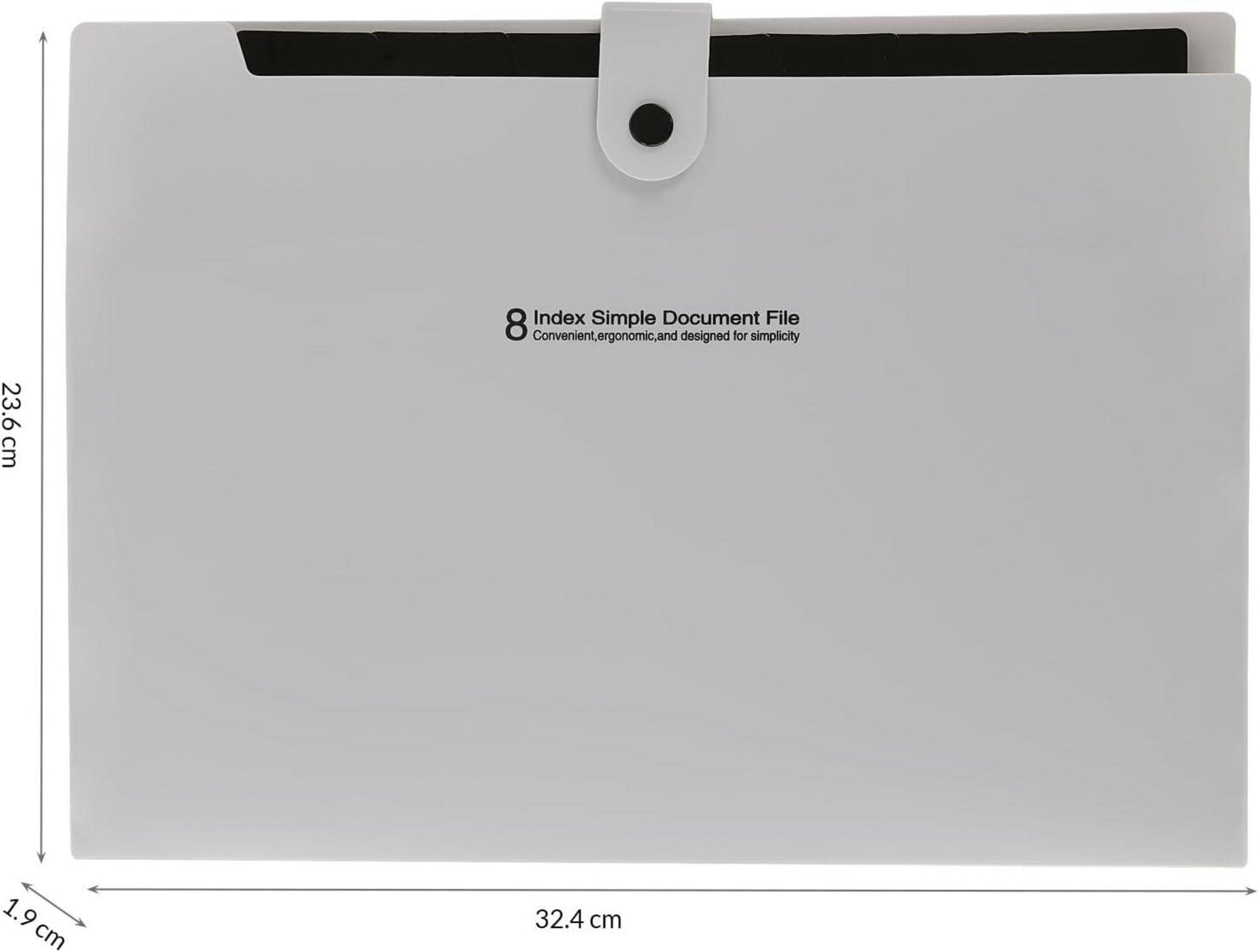 Dokumentenmappe A4 Organizer Ordnersystem Taschenmappe grau