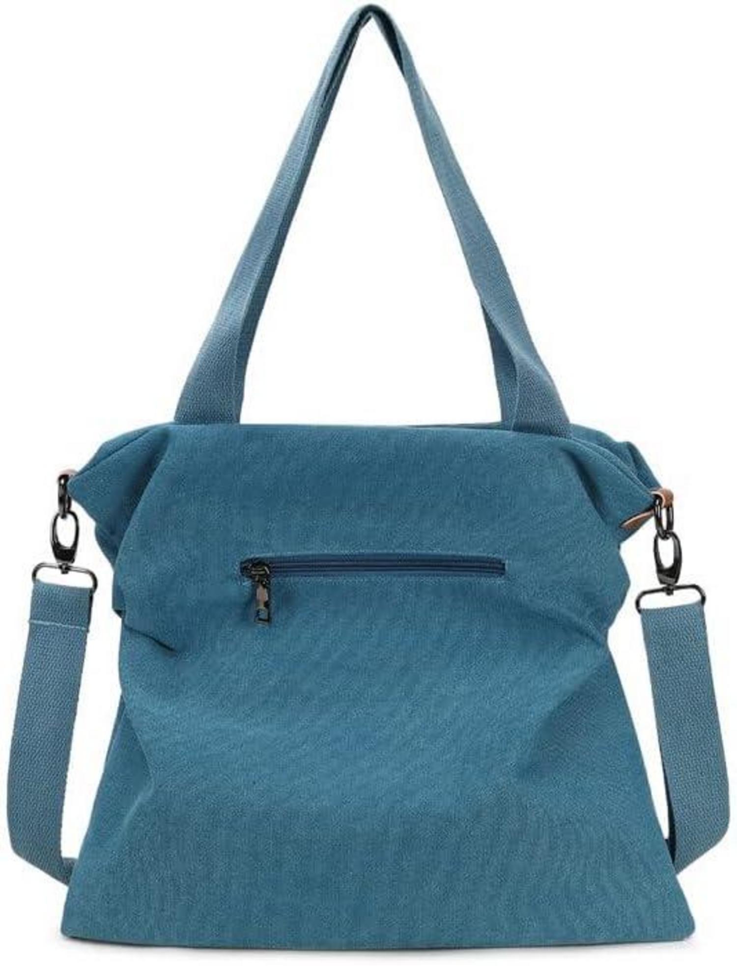 Myhozee Damen Canvas Handtasche Umhängetasche Schultertasche