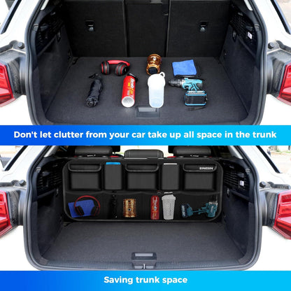 Kofferraum Organizer Auto Aufbewahrungstasche 9 Pocket SUV Schwarz