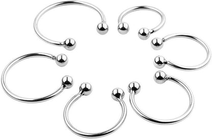 Edelstahl Penisring Metall Cockring Set Rückhaltung