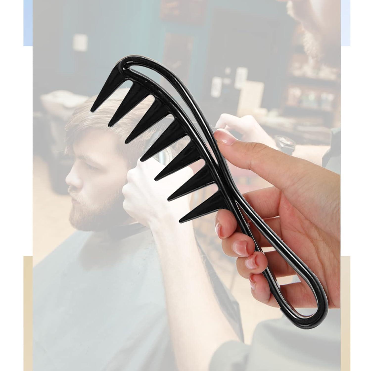 Haarkamm Set 2 Stück Professionelle Antistatische Friseurkämme Schwarz
