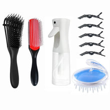 Lockiges Haar Bürsten Set