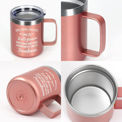 Livole Abschiedsgeschenk Kollegin Tasse Spruch 12oz 350ml Henkel