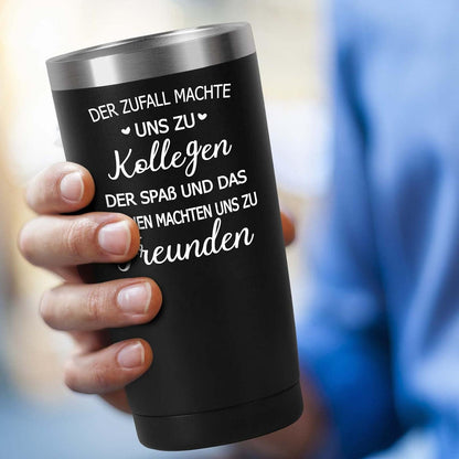 Abschiedsgeschenk Tasse Spruch Camping Becher 600ml