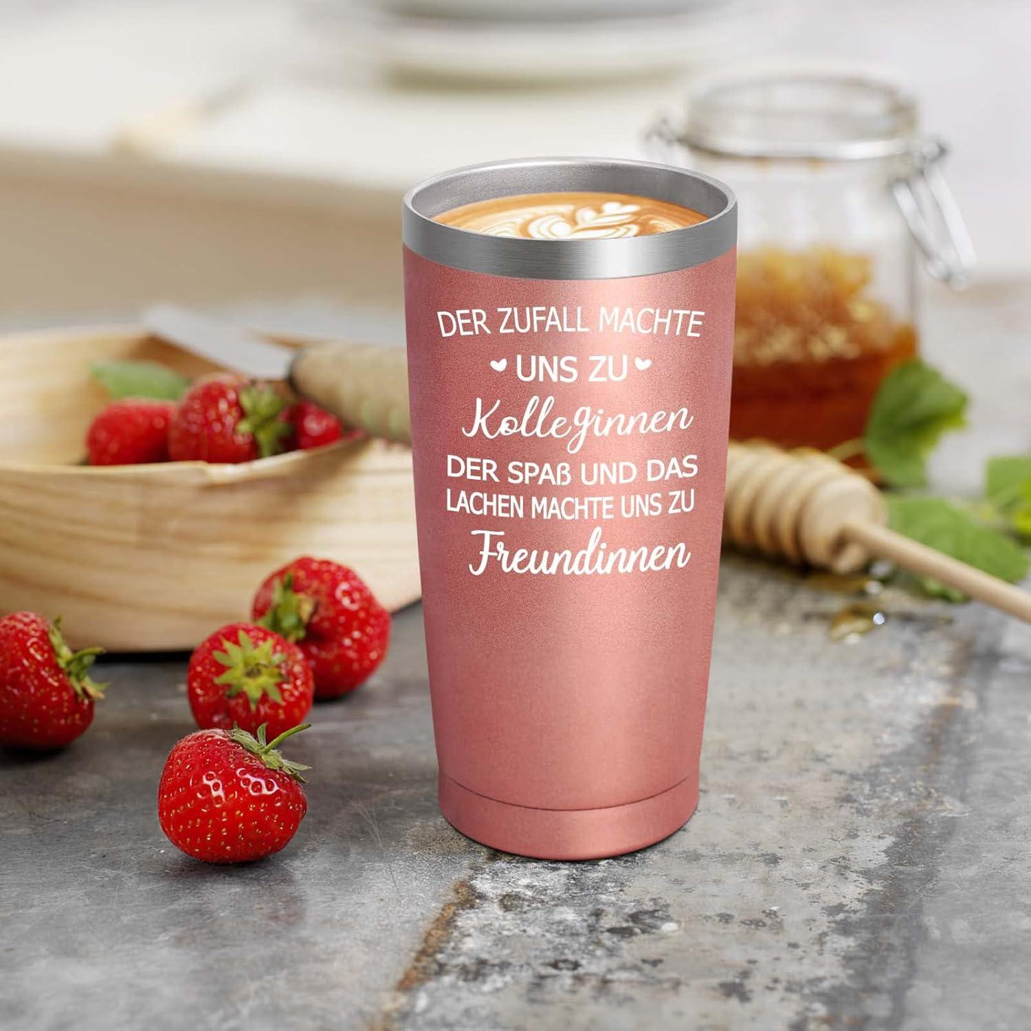 Abschiedsgeschenk Kollegin 20oz Doppelwandiger Thermobecher