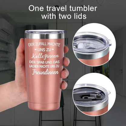 Abschiedsgeschenk Kollegin Thermobecher Doppelwandig 600ml