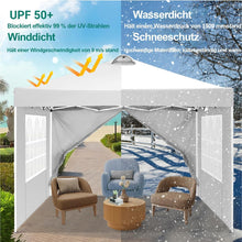 COBIZI Pavillon 3x3 Stabil Winterfest UV 50+ Wasserdicht
