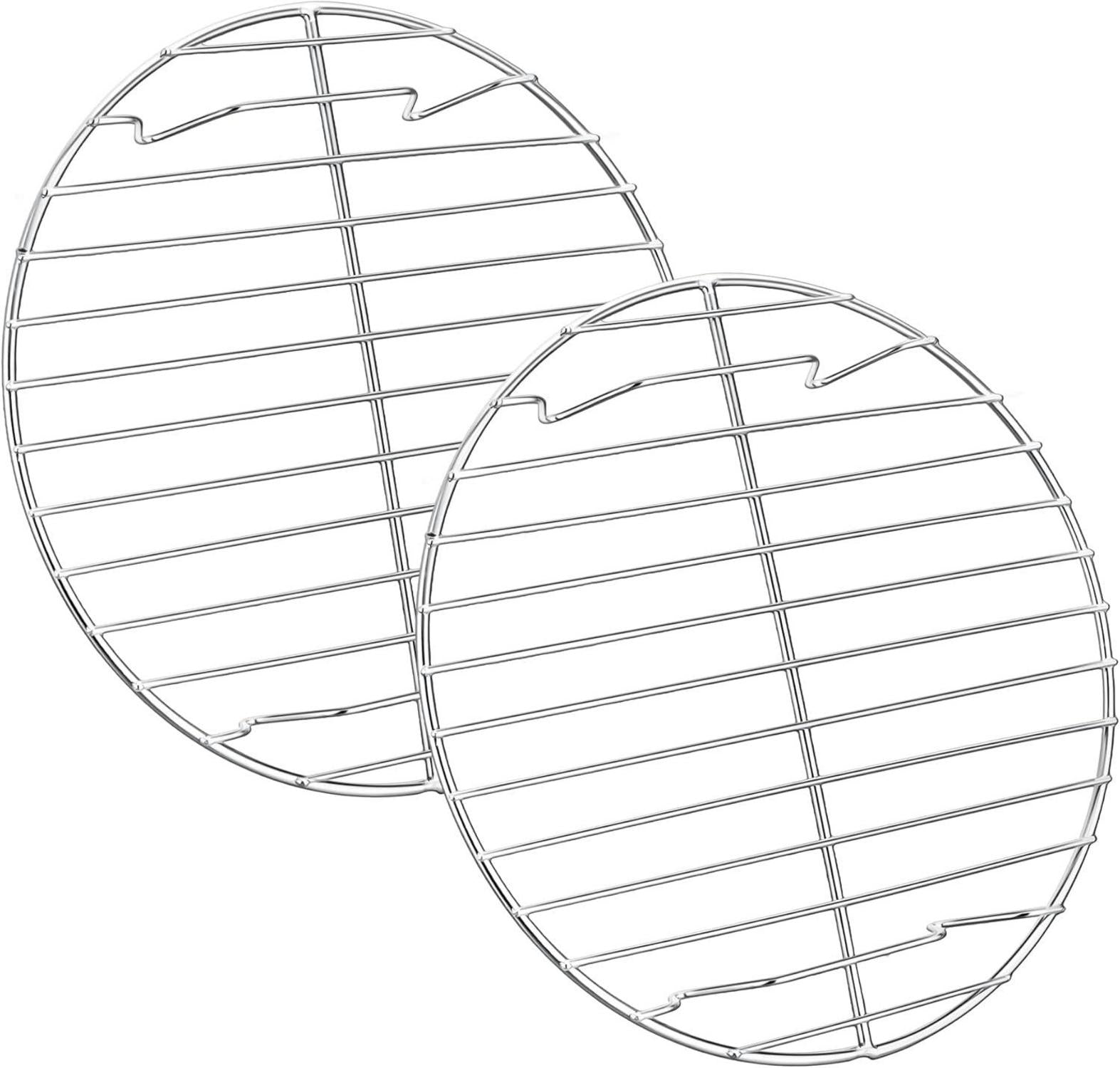 Abkühlgitter Set Edelstahl Rund Backen Kühlen Dämpfen 23cm