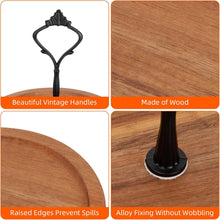 3-stöckiger Etagere Cupcake Ständer Holz Metallgriff