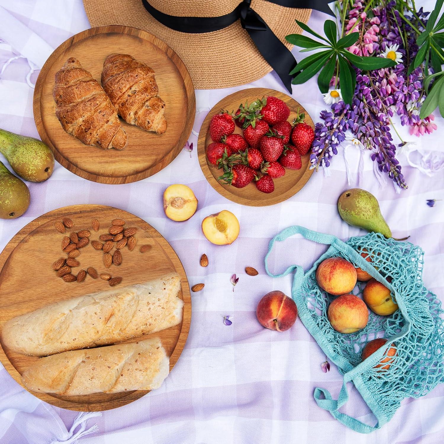 Holz Etagere Tortenständer Cupcake Ständer Kuchenplatte Servierständer