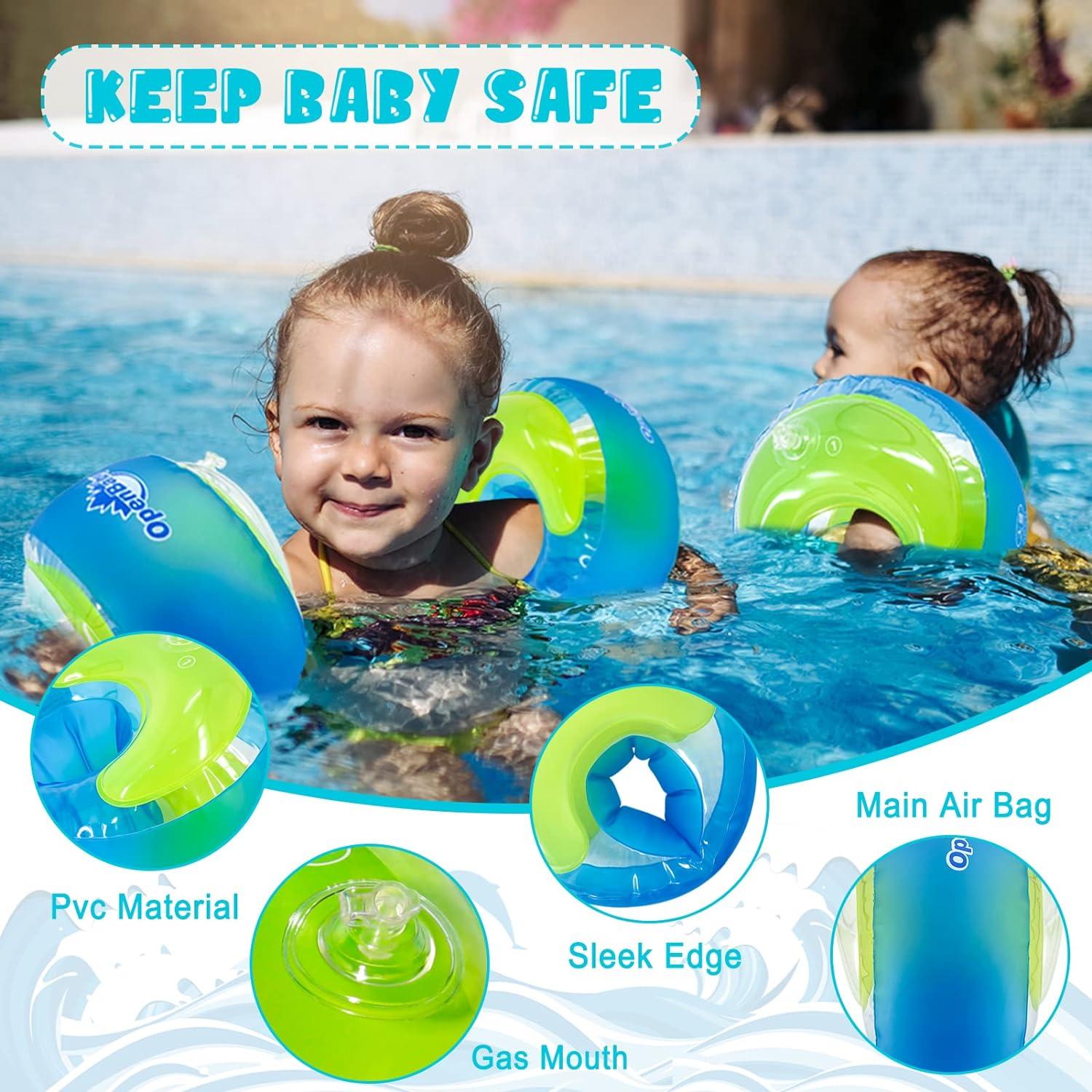 Schwimmflügel Kinder Schwimmhilfe Anfänger 1-4 Jahre Armumfang 20-25cm