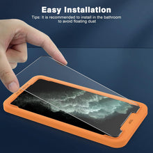 Panzer Schutz Glas für iPhone 11 Pro X XS, Bläschenfrei, 9H